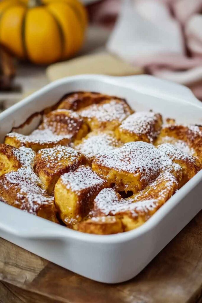 Step-by-Step Instructions for Pumpkin Spice French Toast Casserole