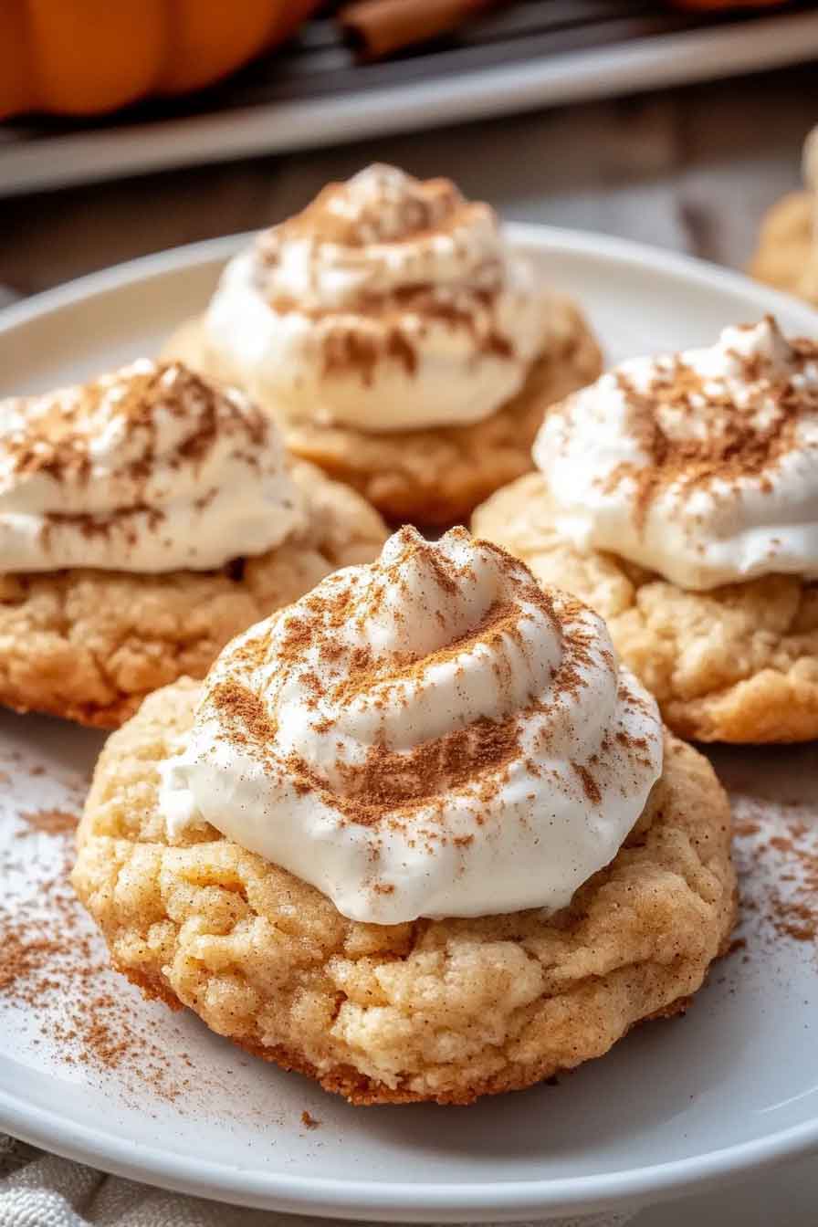 Pumpkin Spice Latte Coffee Cake Cookies
