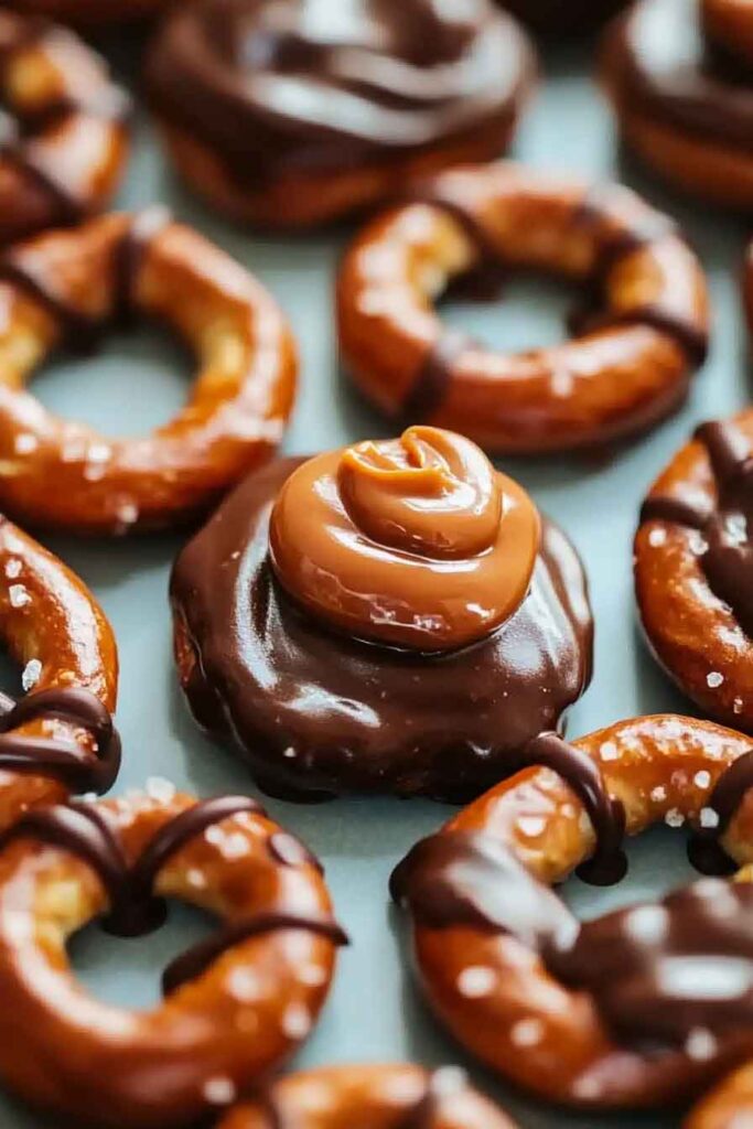 How to Serve Pumpkin Spice Pretzel Turtles
