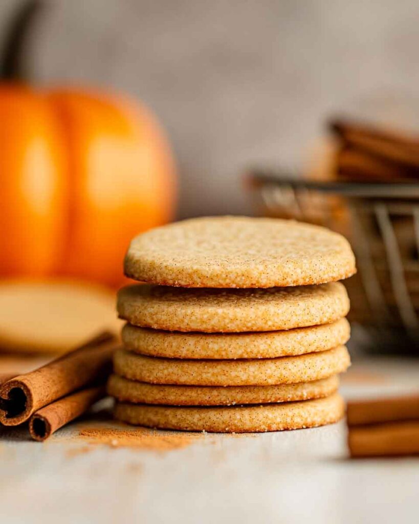 How to Serve Pumpkin Spice Shortbread Cookies