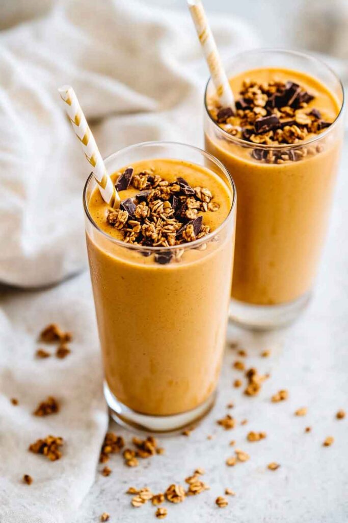 How to Serve Pumpkin Spice Smoothie