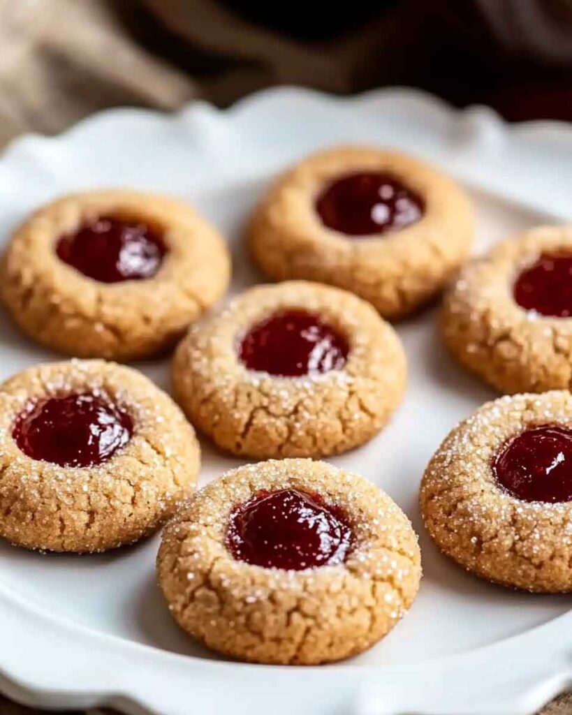How to Serve Pumpkin Spice Thumbprint Cookies