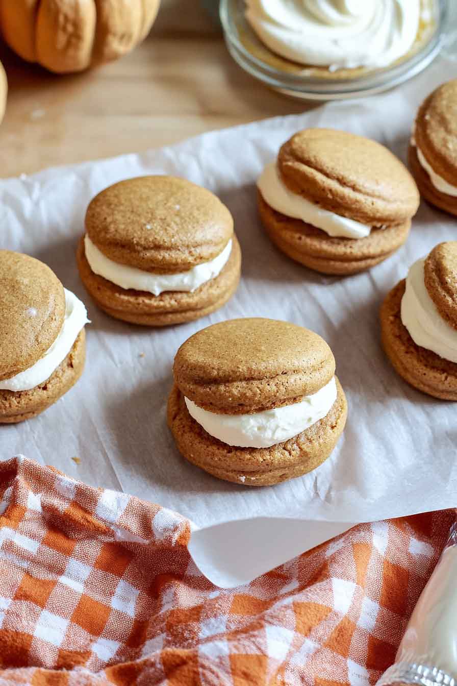 Pumpkin Spice Whoopie Pies