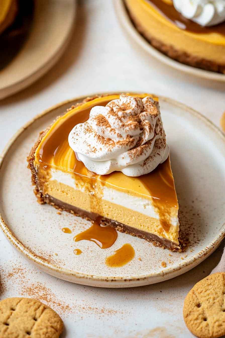 Pumpkin Swirl Cheesecake