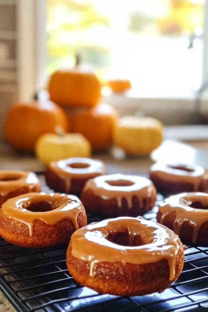 How to Serve Pumpkin Yogurt Donuts