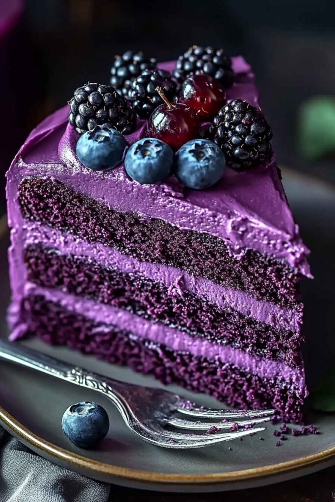 How to Serve Purple Velvet Delight