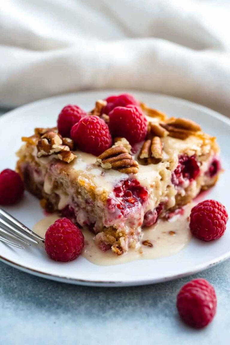 Raspberry Bread Pudding Recipe