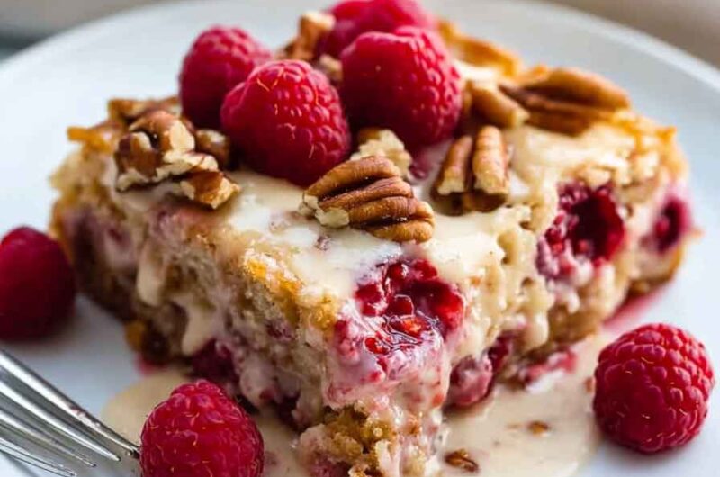 Raspberry Bread Pudding Recipe