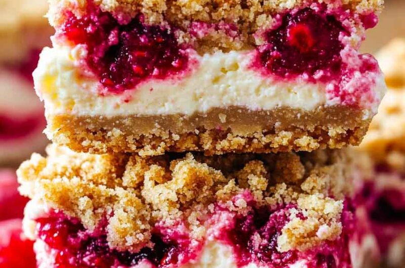 Raspberry Cheesecake Bars