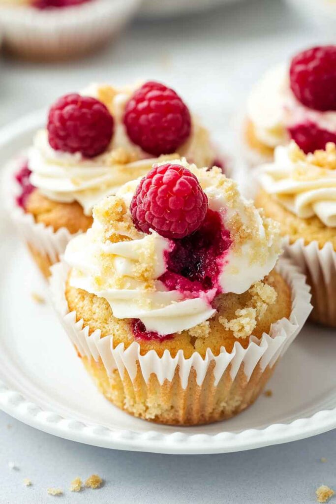 Raspberry Cheesecake Cupcakes