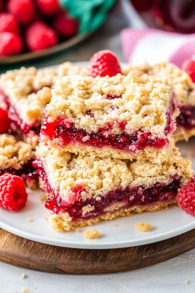 Raspberry Crumble Bars