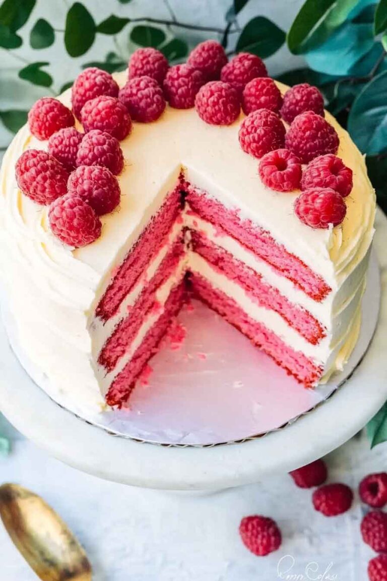 Raspberry Layer Cake
