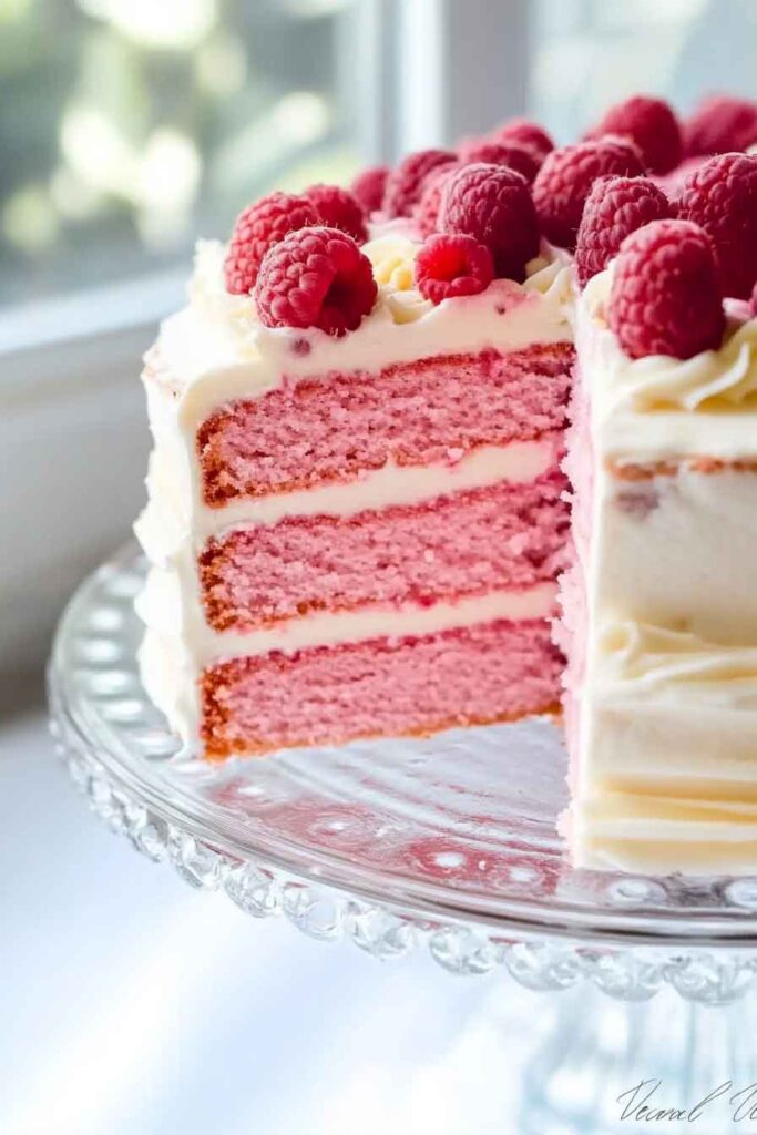 How to Serve Raspberry Layer Cake
