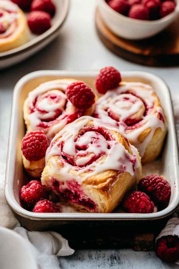 How to Serve Raspberry Swirl Rolls