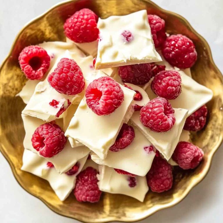 Raspberry White Chocolate Bark Recipe