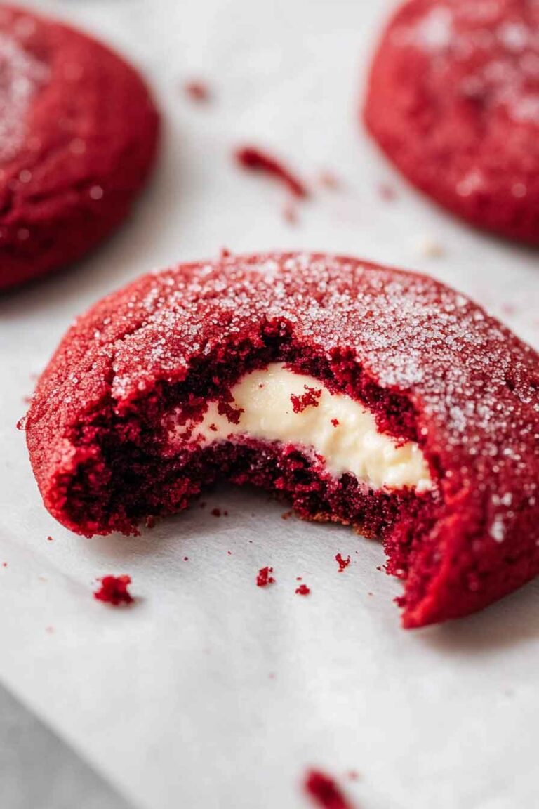 Red Velvet Cheesecake Cookies