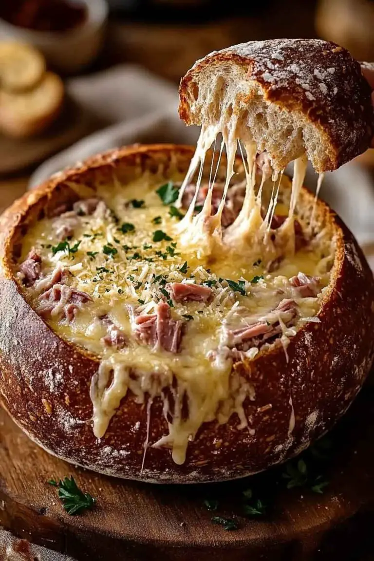 Reuben Dip in a Rye Bread Bowl