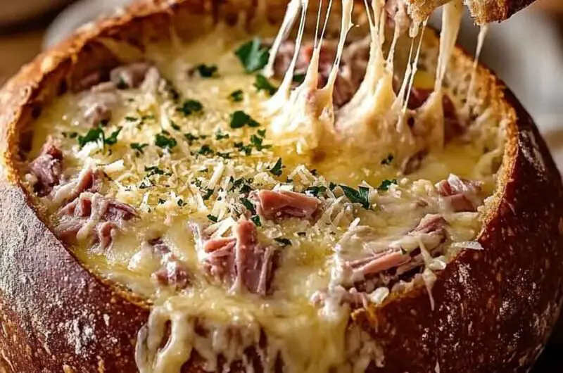 Reuben Dip in a Rye Bread Bowl