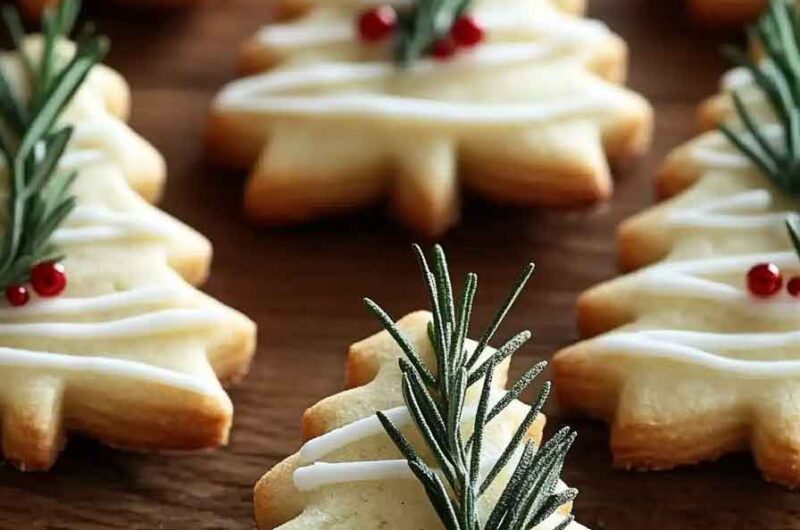 Rosemary Christmas Tree Cookies