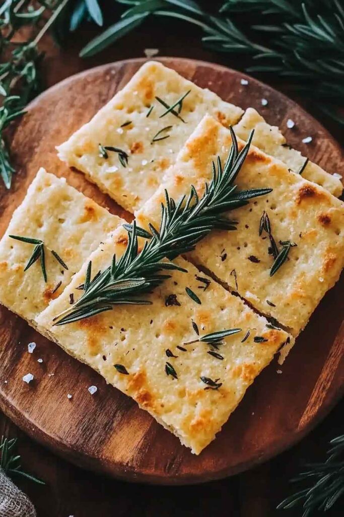 How to Serve Rosemary Garlic Farinata