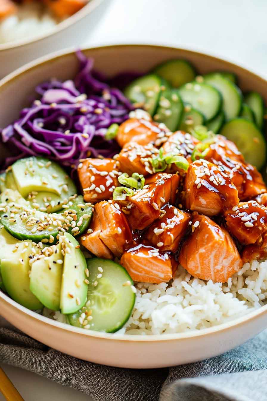 Salmon Rice Bowl