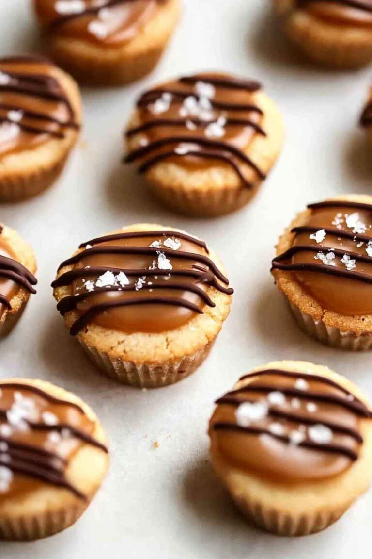 Salted Caramel Cookie Cups