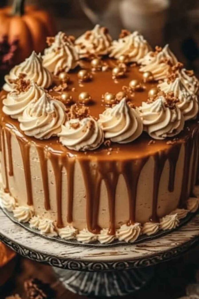 Salted Caramel Harvest Cake