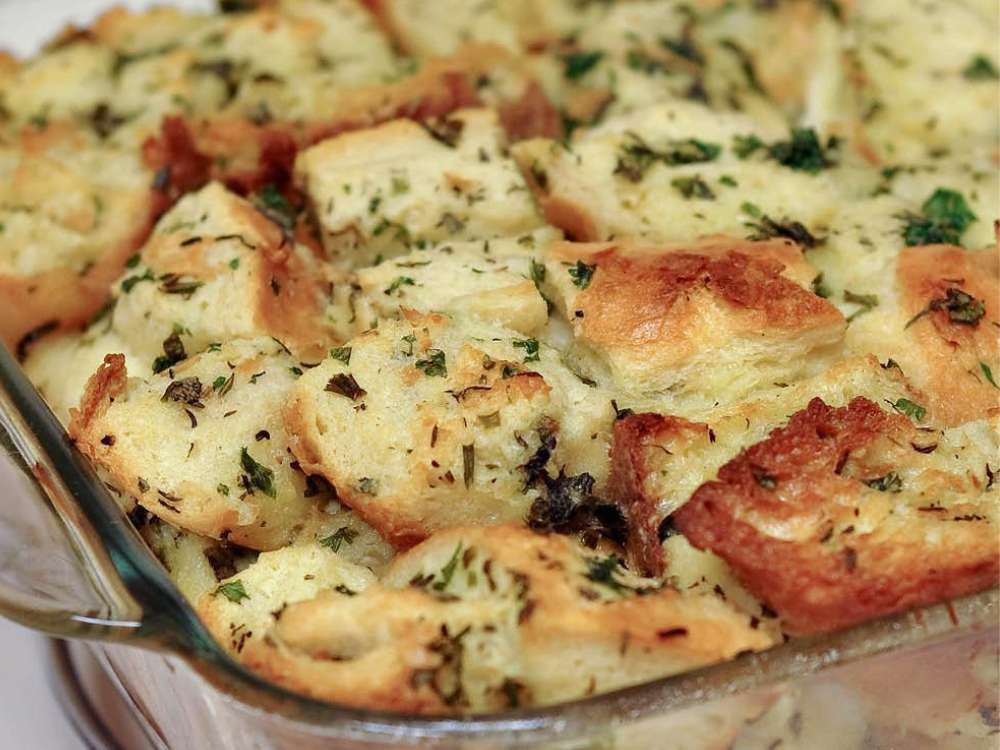 Savory Bread Pudding