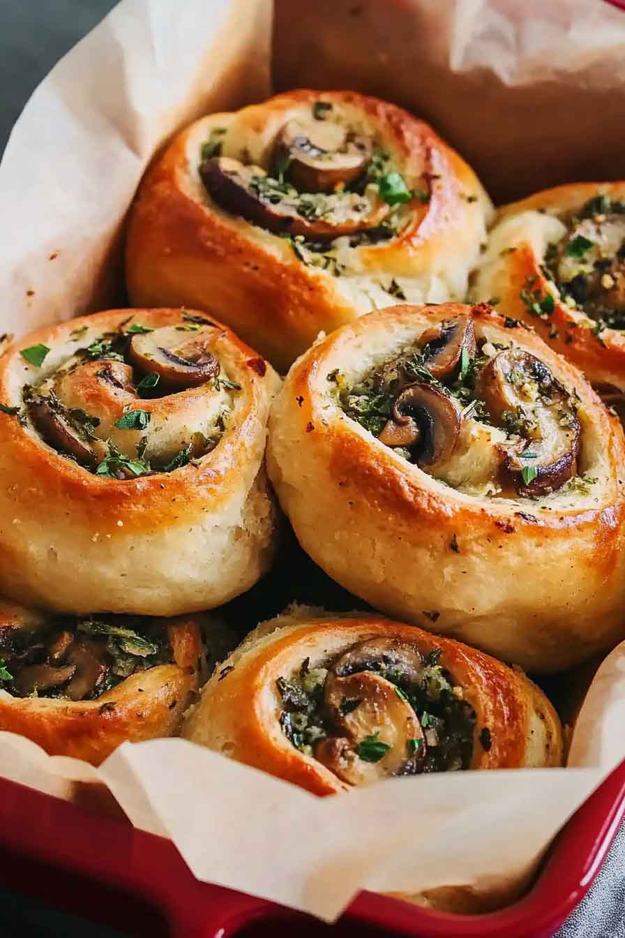 Savory Mushroom Buns