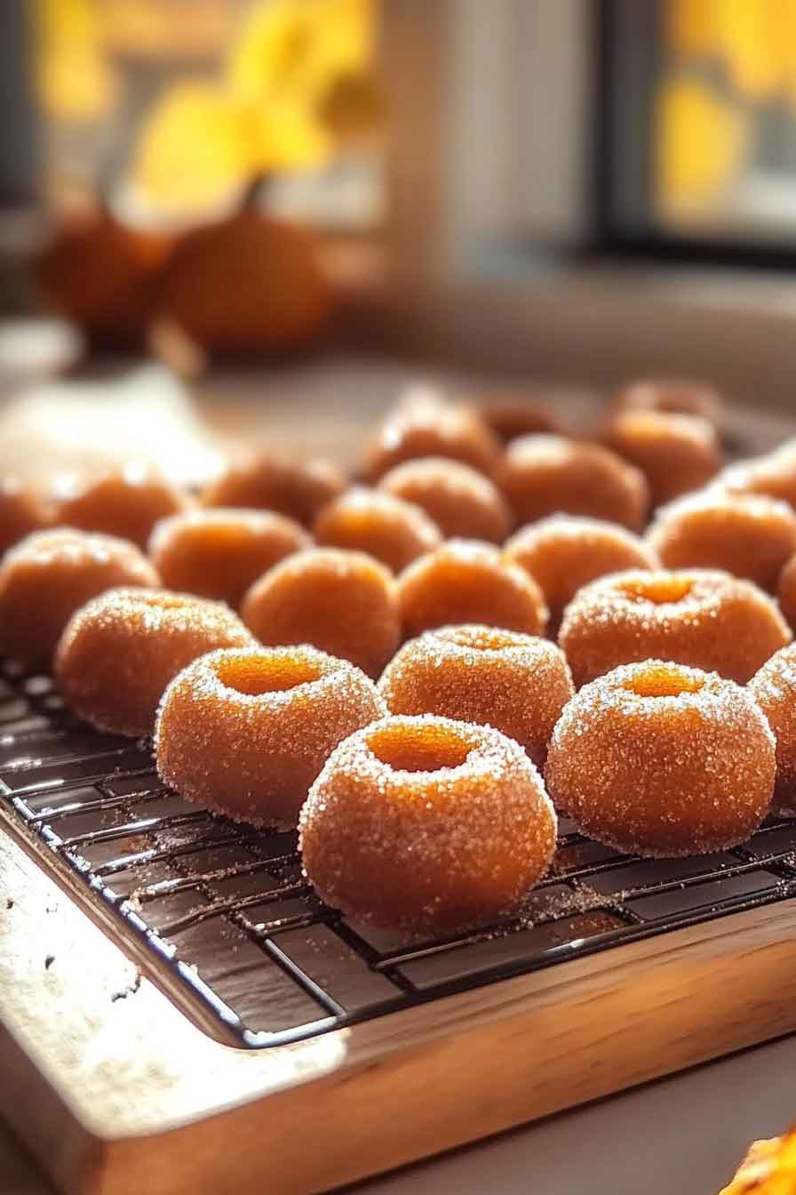 Savory Pumpkin Spice Donut Holes