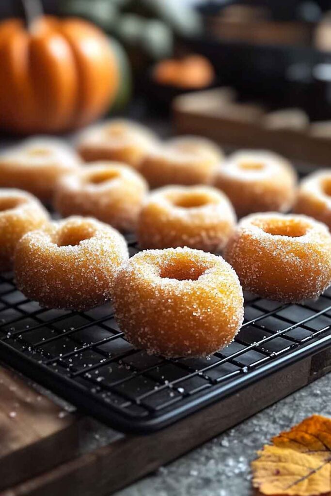 How to Serve Savory Pumpkin Spice Donut Holes