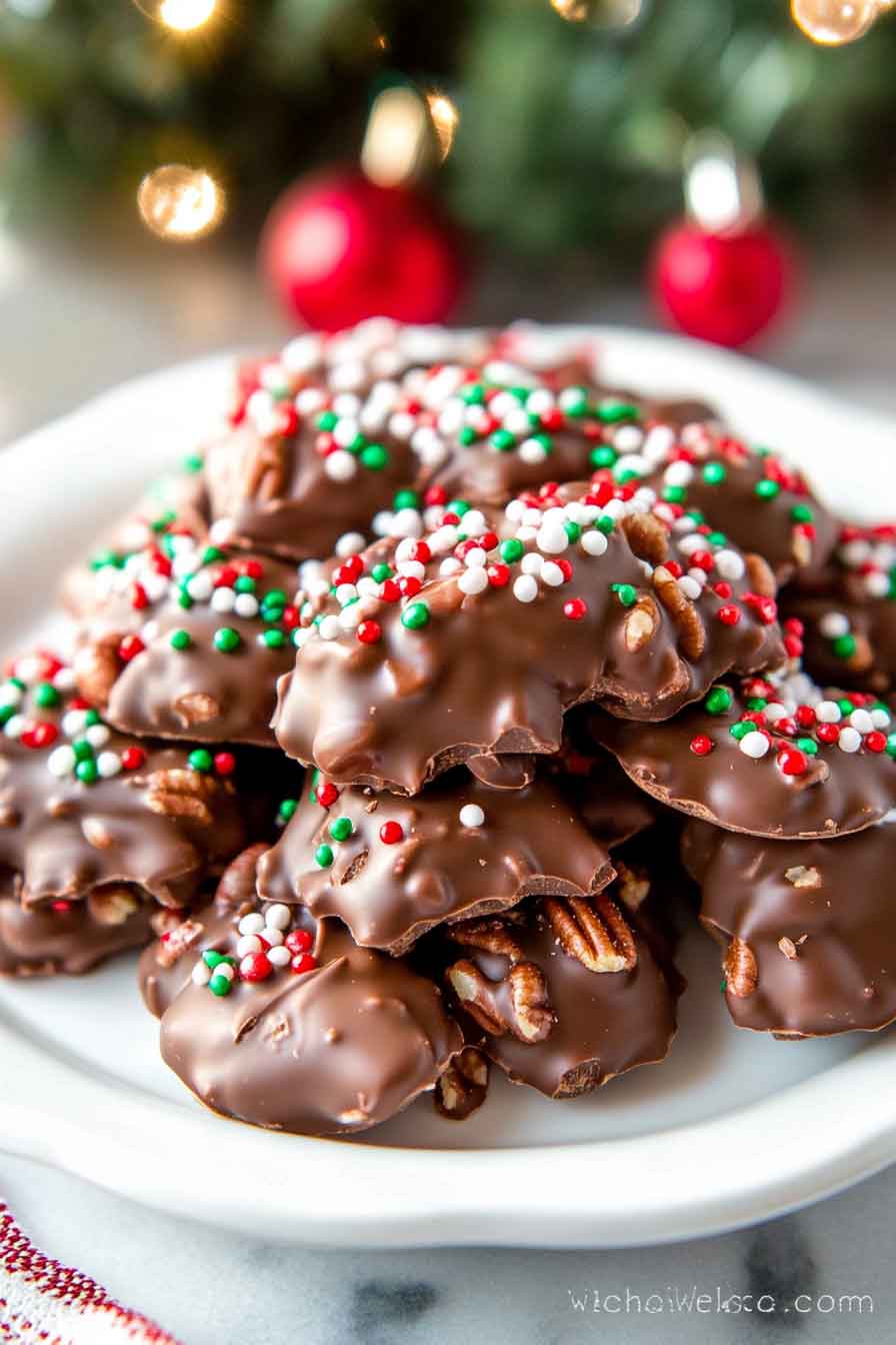 Slow Cooker Chocolate Turtles