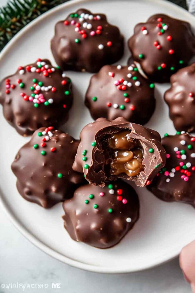 How to Serve Chocolate Turtles