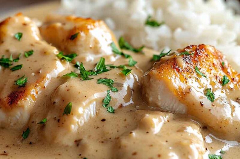 Slow Cooker Creamy Chicken Gravy