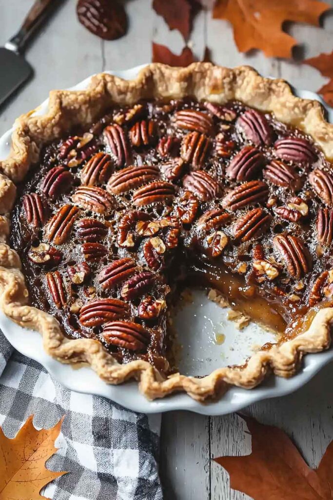 How to Serve Southern Maple Pecan Pie