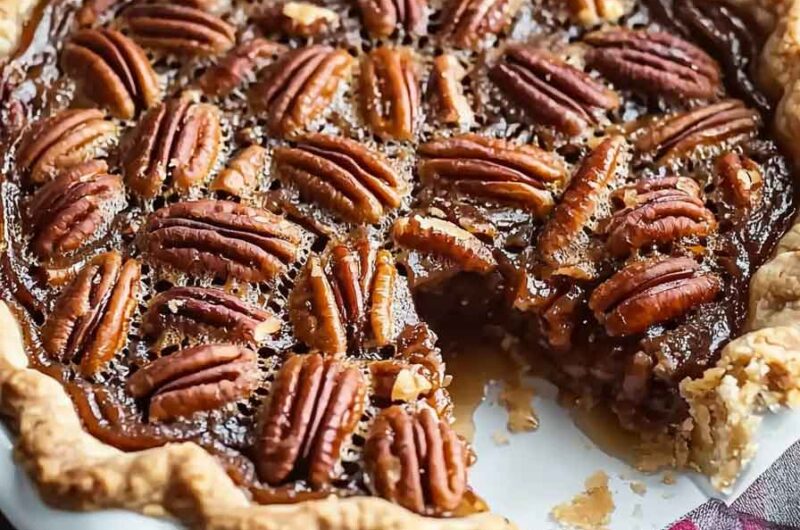 Southern Maple Pecan Pie