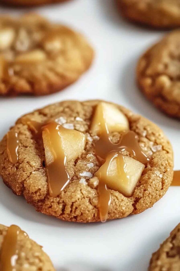 Spiced Caramel Apple Cookies