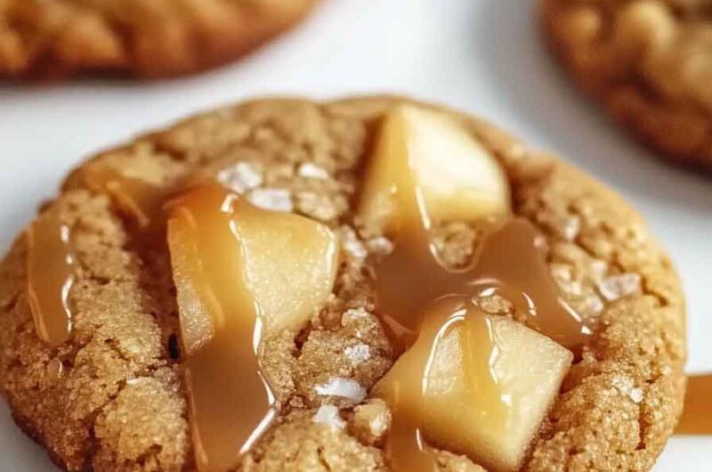 Spiced Caramel Apple Cookies