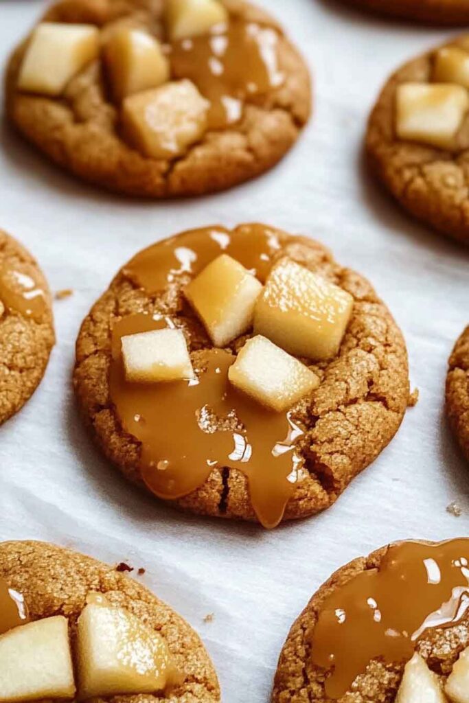 How to Serve Spiced Caramel Apple Cookies