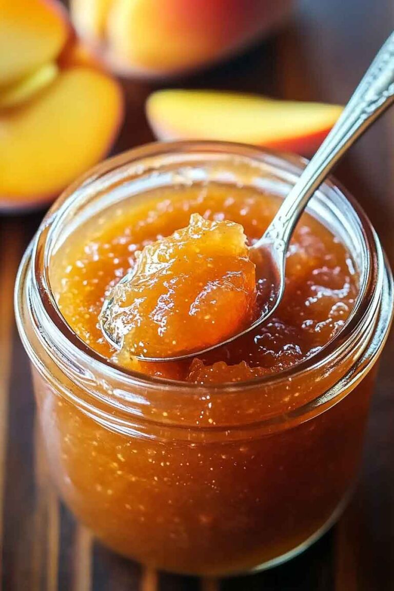 Spiced Peach Ginger Jam