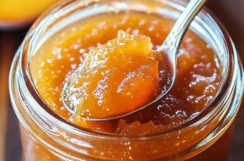 Spiced Peach Ginger Jam