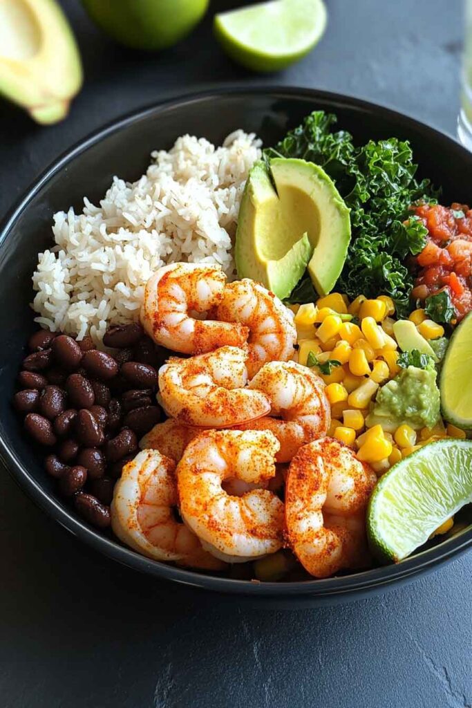 Step-by-Step Instructions for Making Spicy Shrimp Burrito Bowl