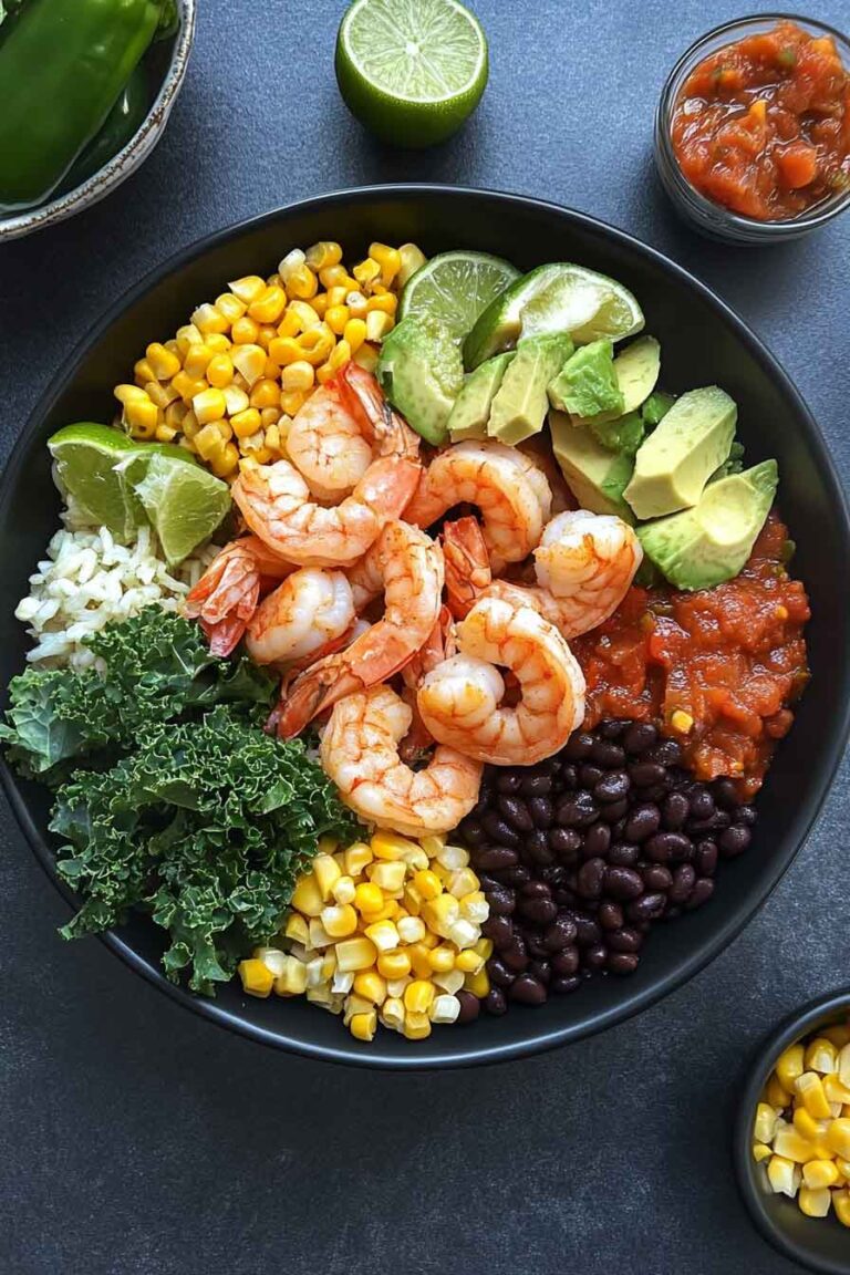 Spicy Shrimp Burrito Bowl Recipe