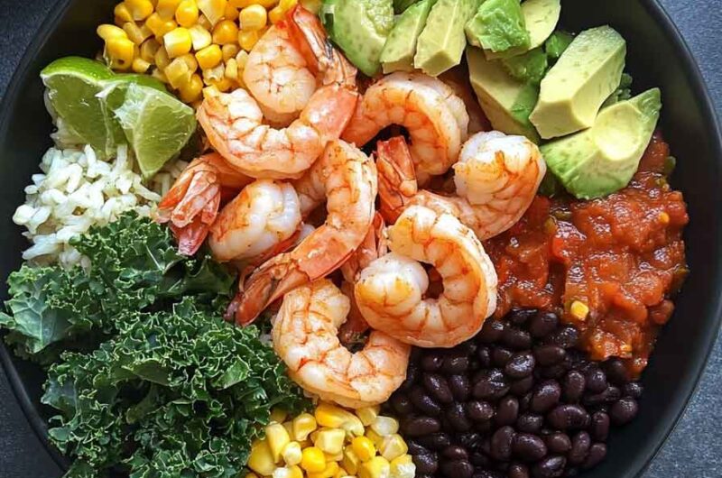 Spicy Shrimp Burrito Bowl Recipe