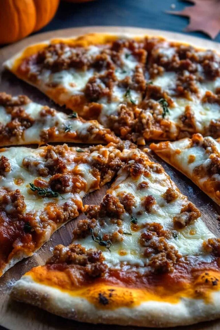 Spooky Pumpkin Pizza