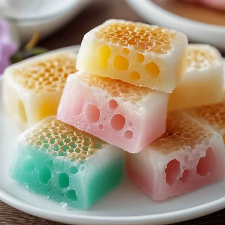 Steamed Vietnamese Honeycomb Cake