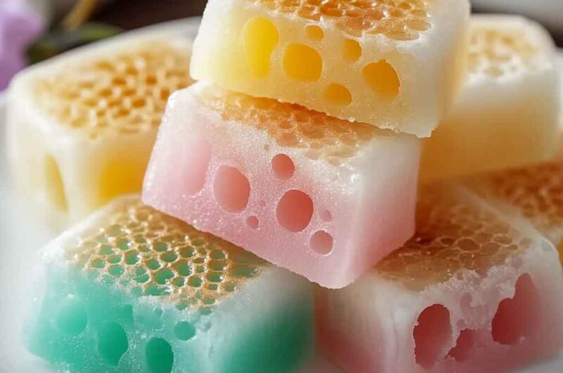 Steamed Vietnamese Honeycomb Cake