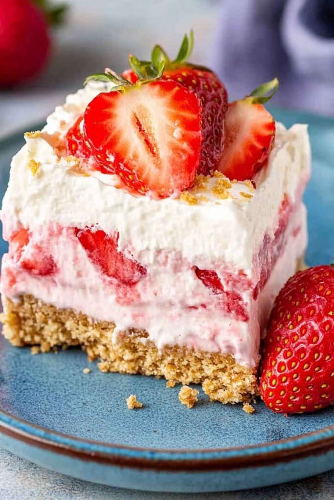 How to Serve Strawberry Icebox Cake