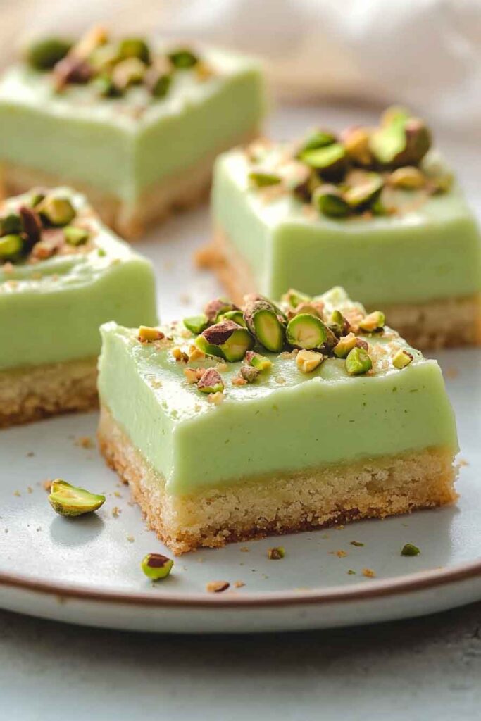Pistachio Cream Bars
