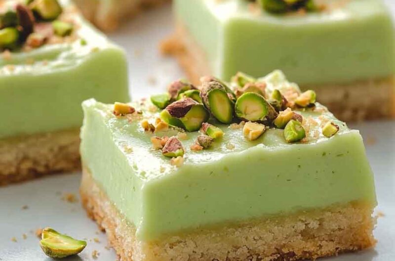 Pistachio Cream Bars